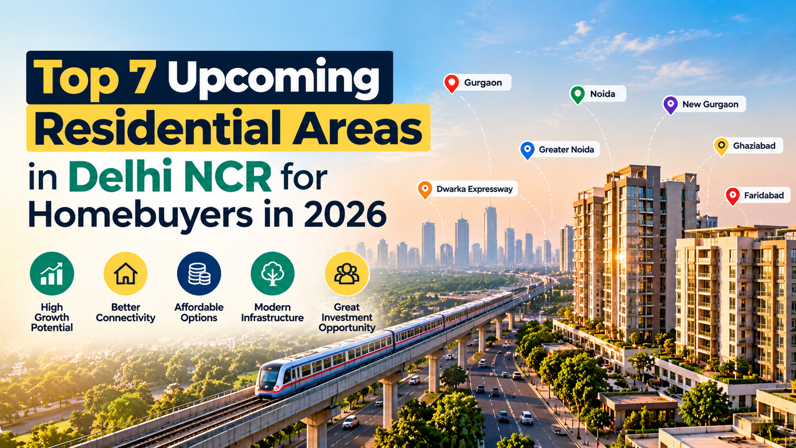 upcoming residential areas in Delhi NCR